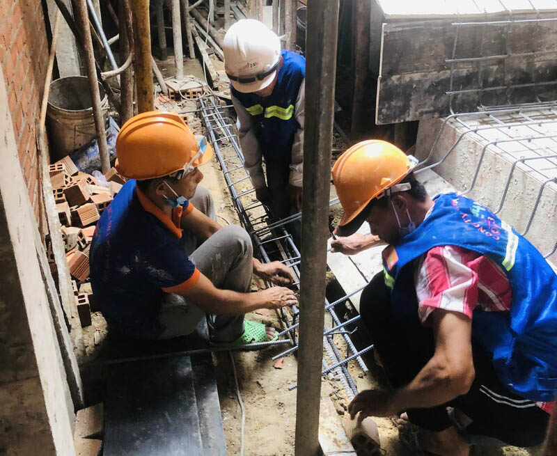 Sửa chữa nhà nâng tầng tại quận Gò Vấp