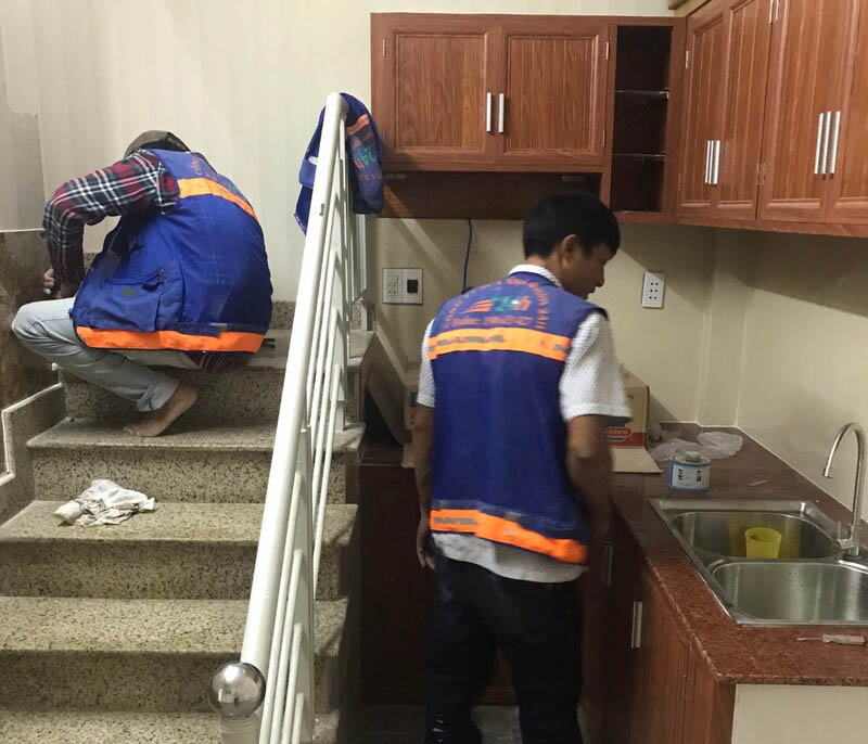 Sửa chữa cải tạo nhà bếp, cầu thang quận Bình Thạnh